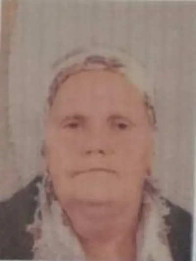 GOSPE, supruga umrlog Hasana  iz Rizvana -Šabići RIZVANOVIĆ - Osmrtnica, Velika Kladuša